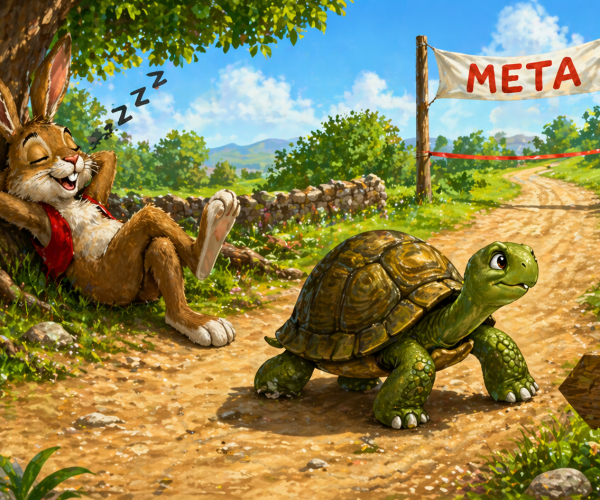 Puzle La Liebre y la Tortuga
